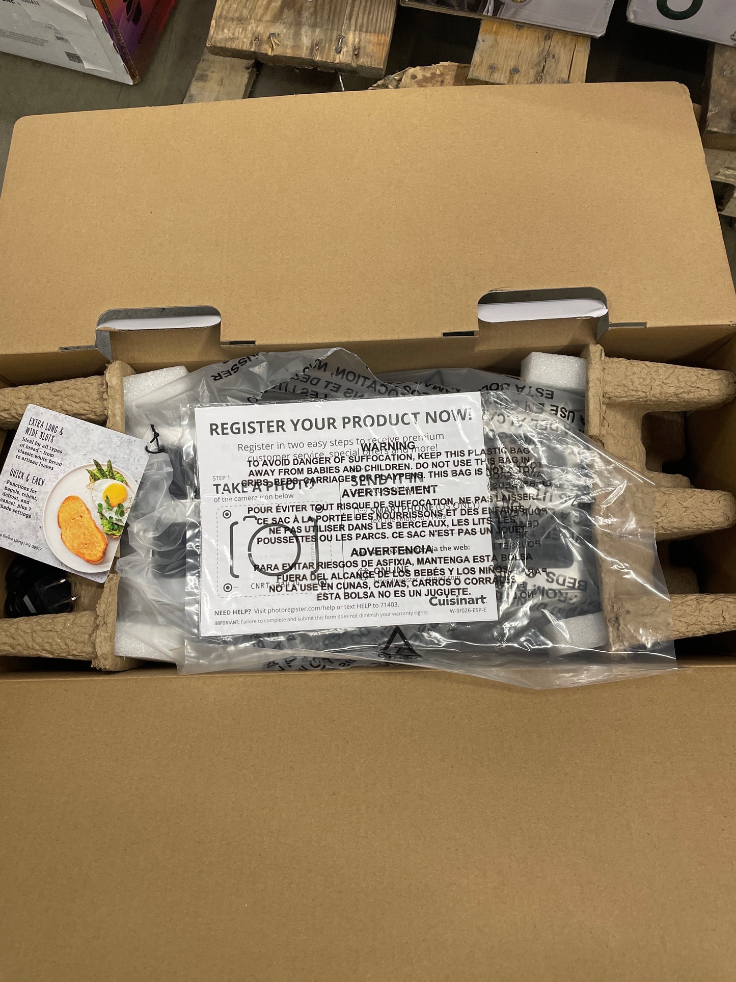 Cuisinart Long Slot Toaster - Retail $50