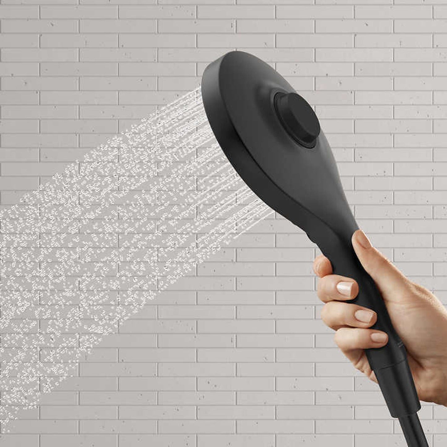 Like NEW - Costco - Kohler Prosecco BLACK Multifunction Handheld Shower Head - Retail $59