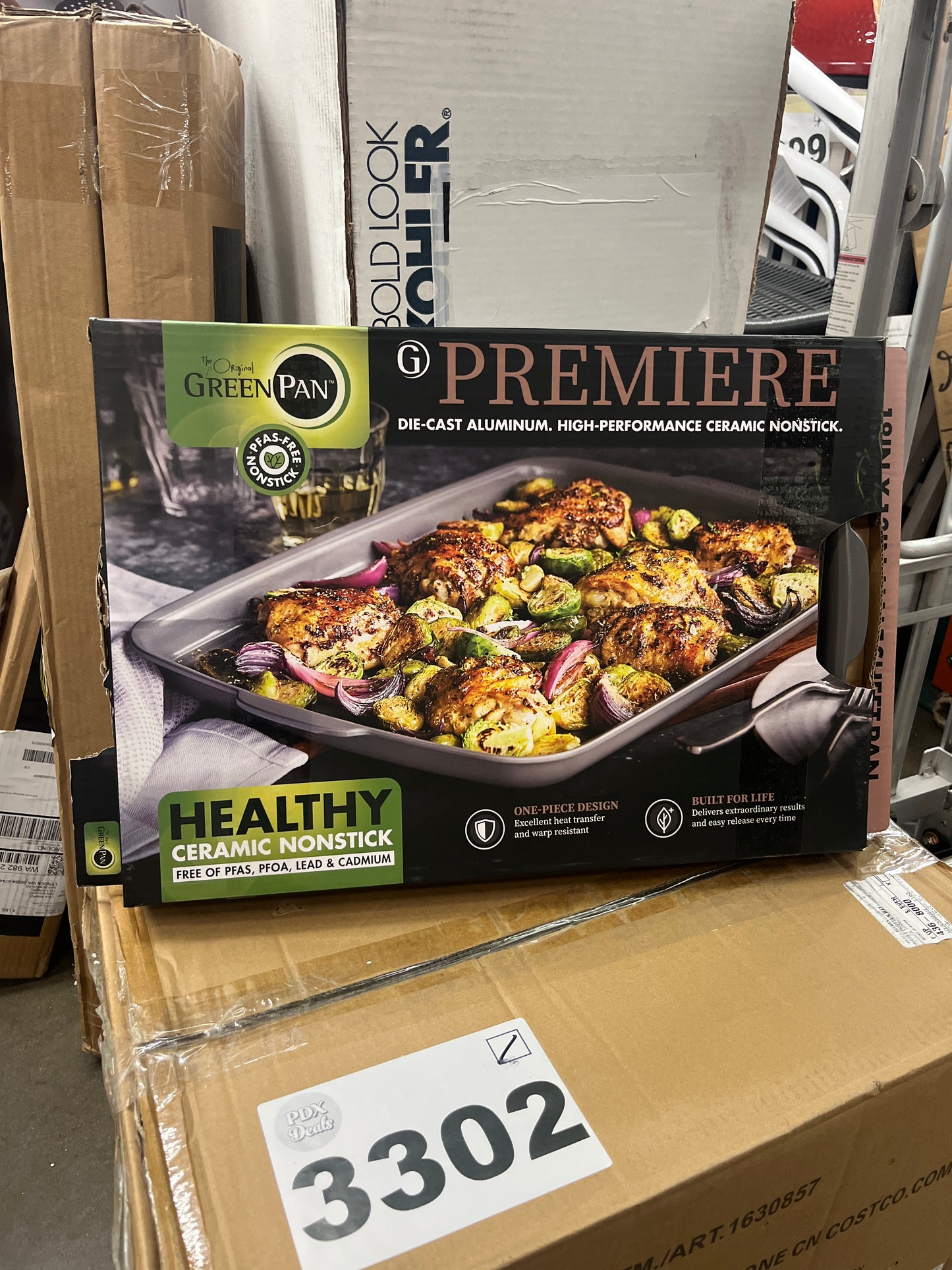 Costco - GreenPan Ceramic Non-Stick Baking Half Sheet Pans, 2-Pack - Retail $89