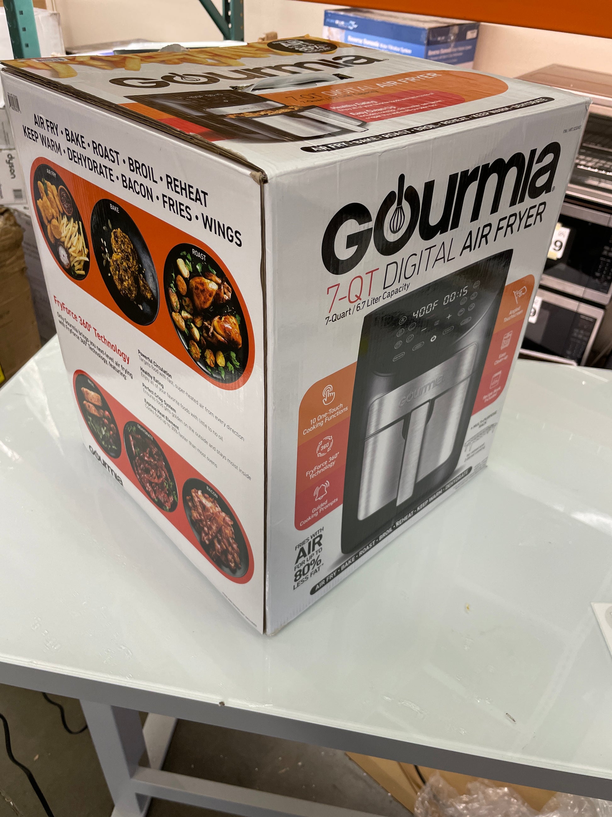 NEW - Gourmia 7-Quart Digital Air Fryer - Retail $58