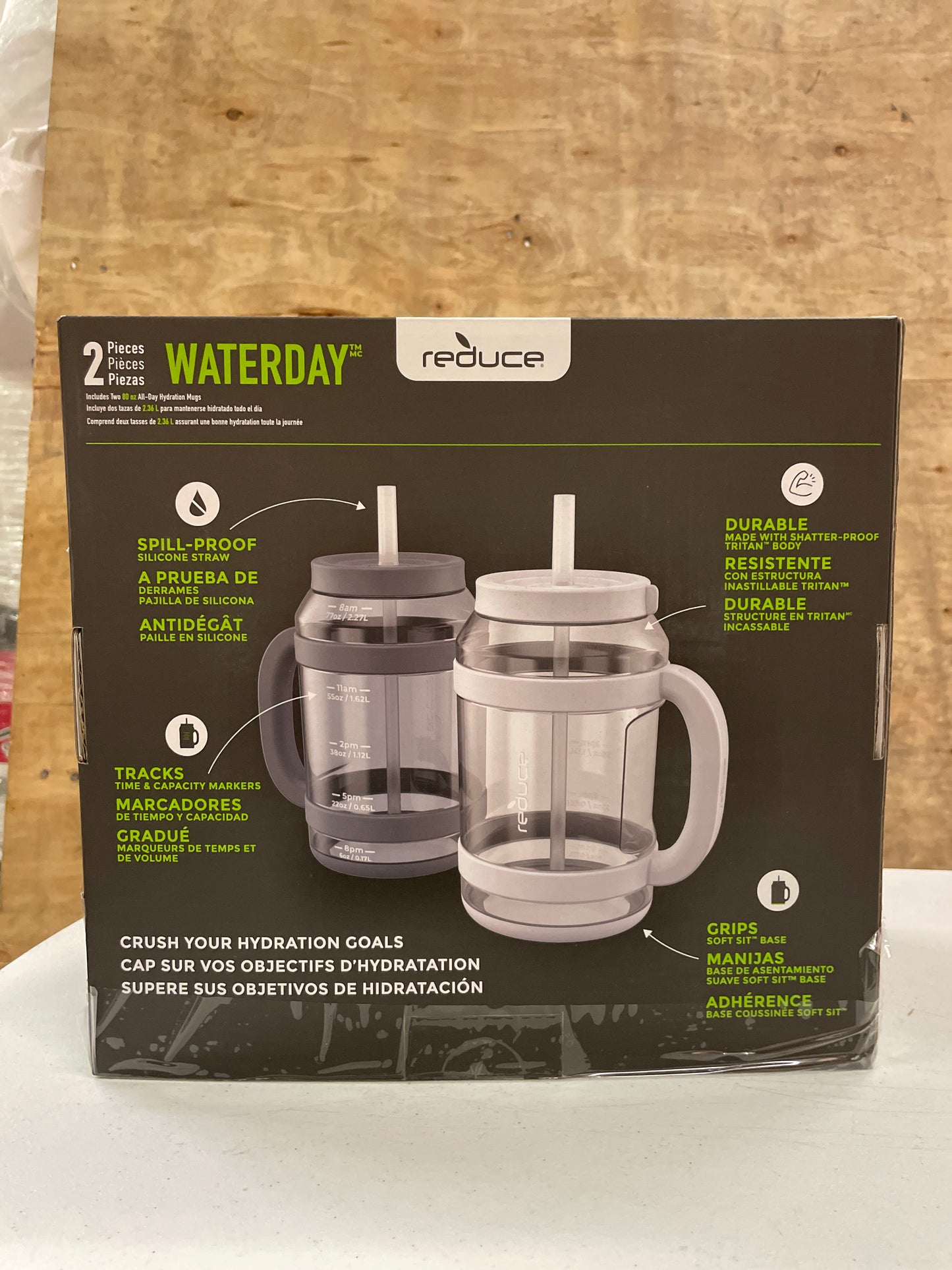 Costco - Reduce Hydration Mug 80 Oz, 2 Pack - Retail $19