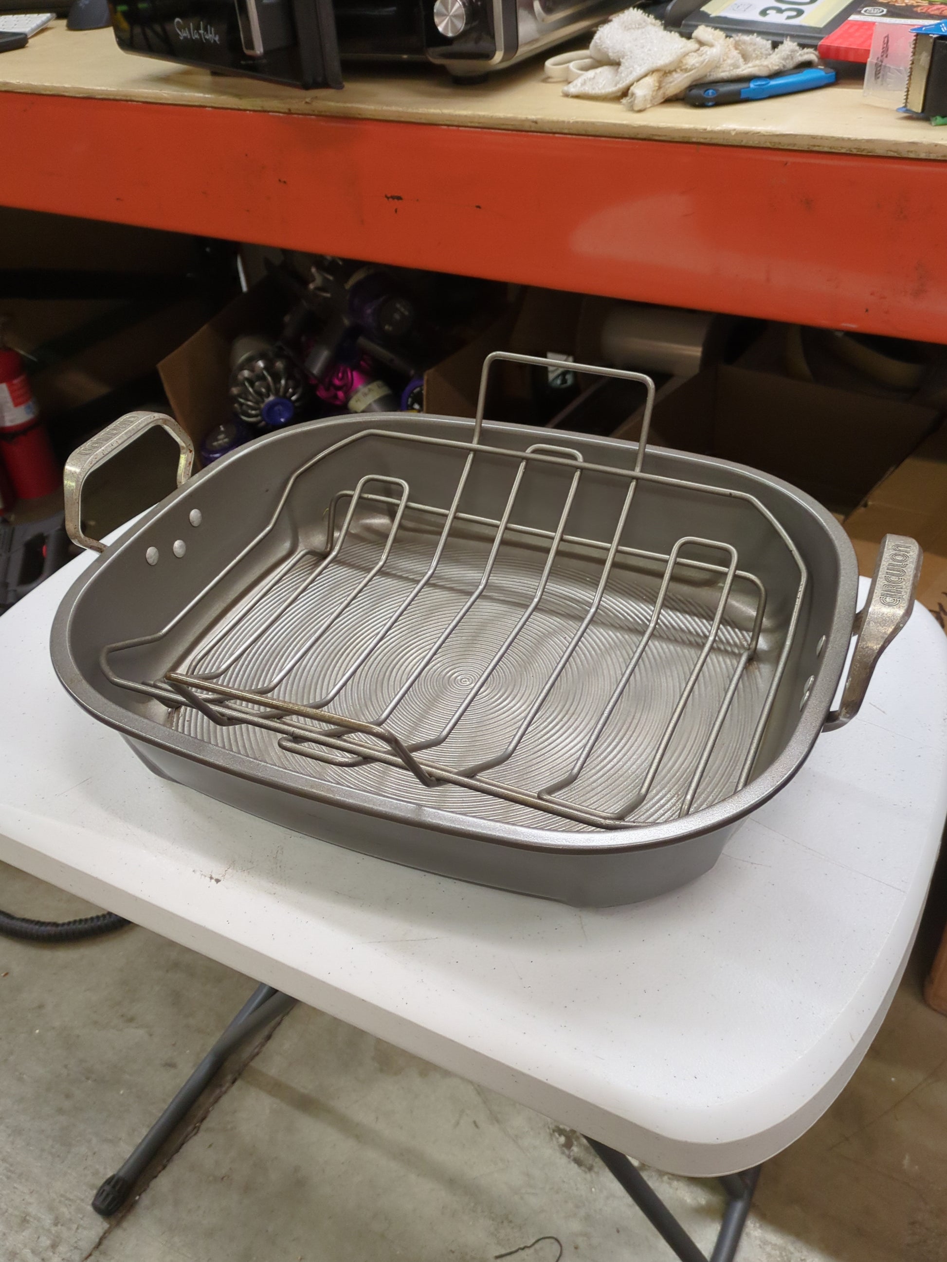 Costco - Circulon Oval Roaster With Rack - Retail $34