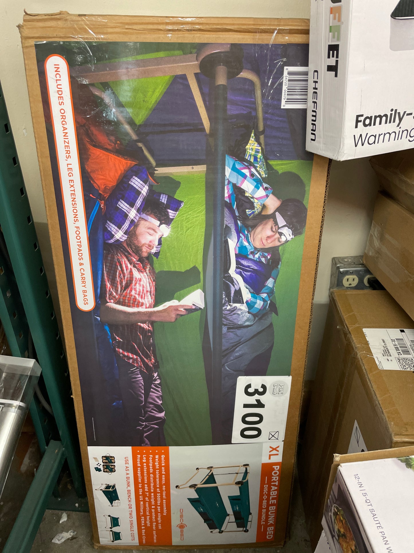 DISC-O-BED XL COT - Retail $249