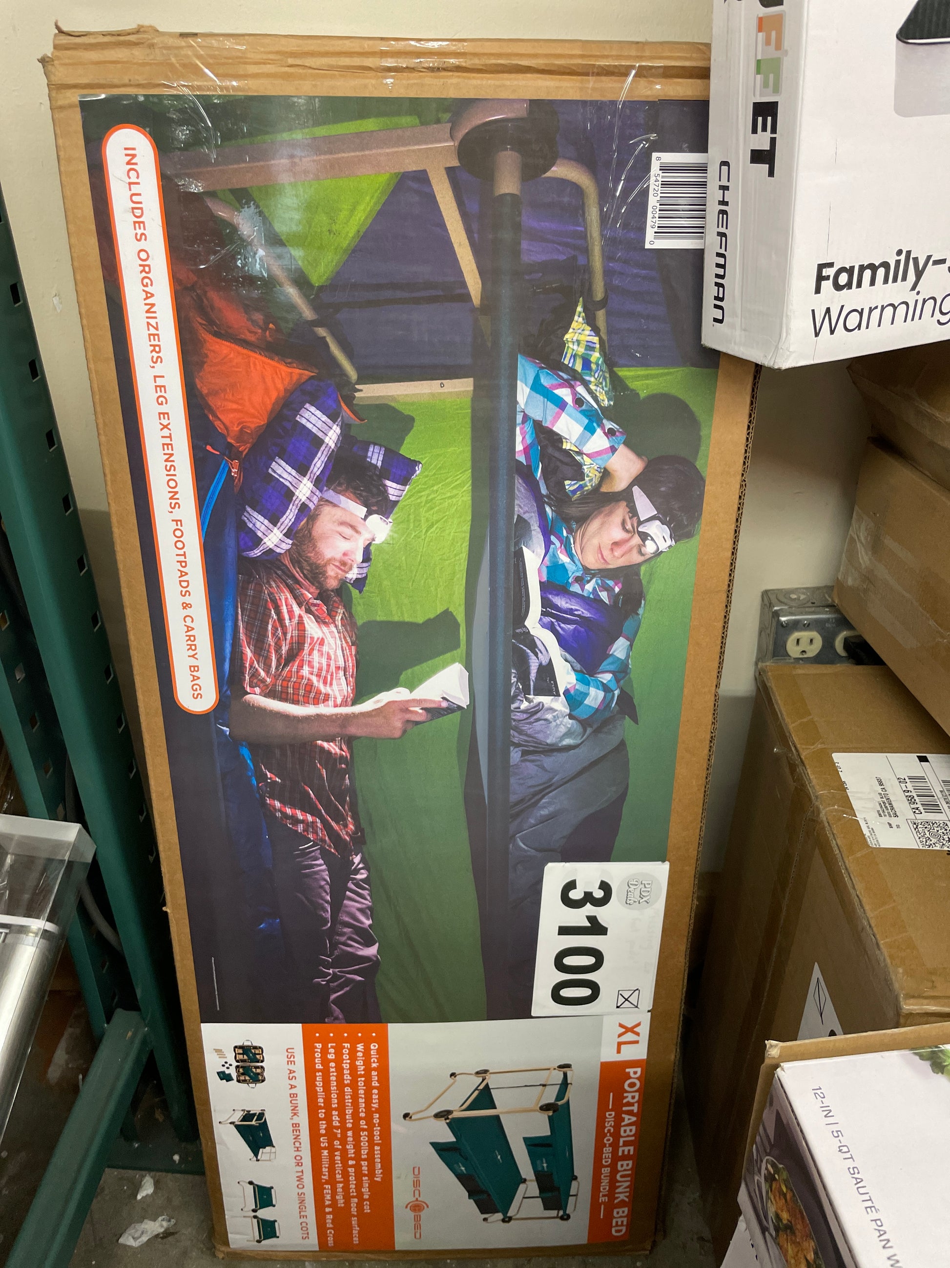 DISC-O-BED XL COT - Retail $249