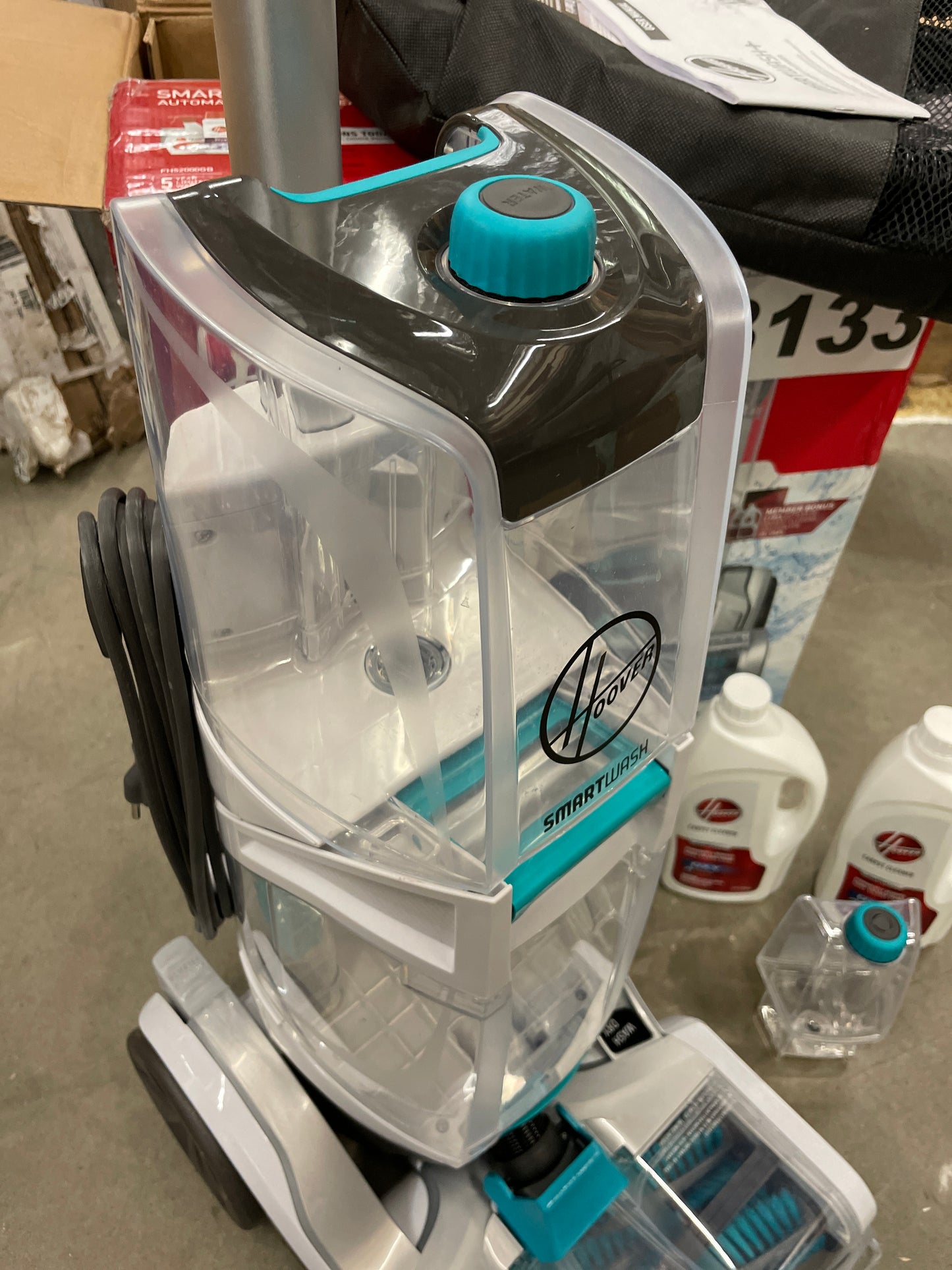 NEW - Costco - Hoover SmartWash+ Automatic Carpet Cleaner with Oxy Carpet Cleaner Solution - Retail $199