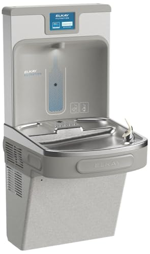 Elkay LZS8WSLK ezH2O & Single ADA Cooler Filtered Refrigerated Light Gray (Bubbler only)