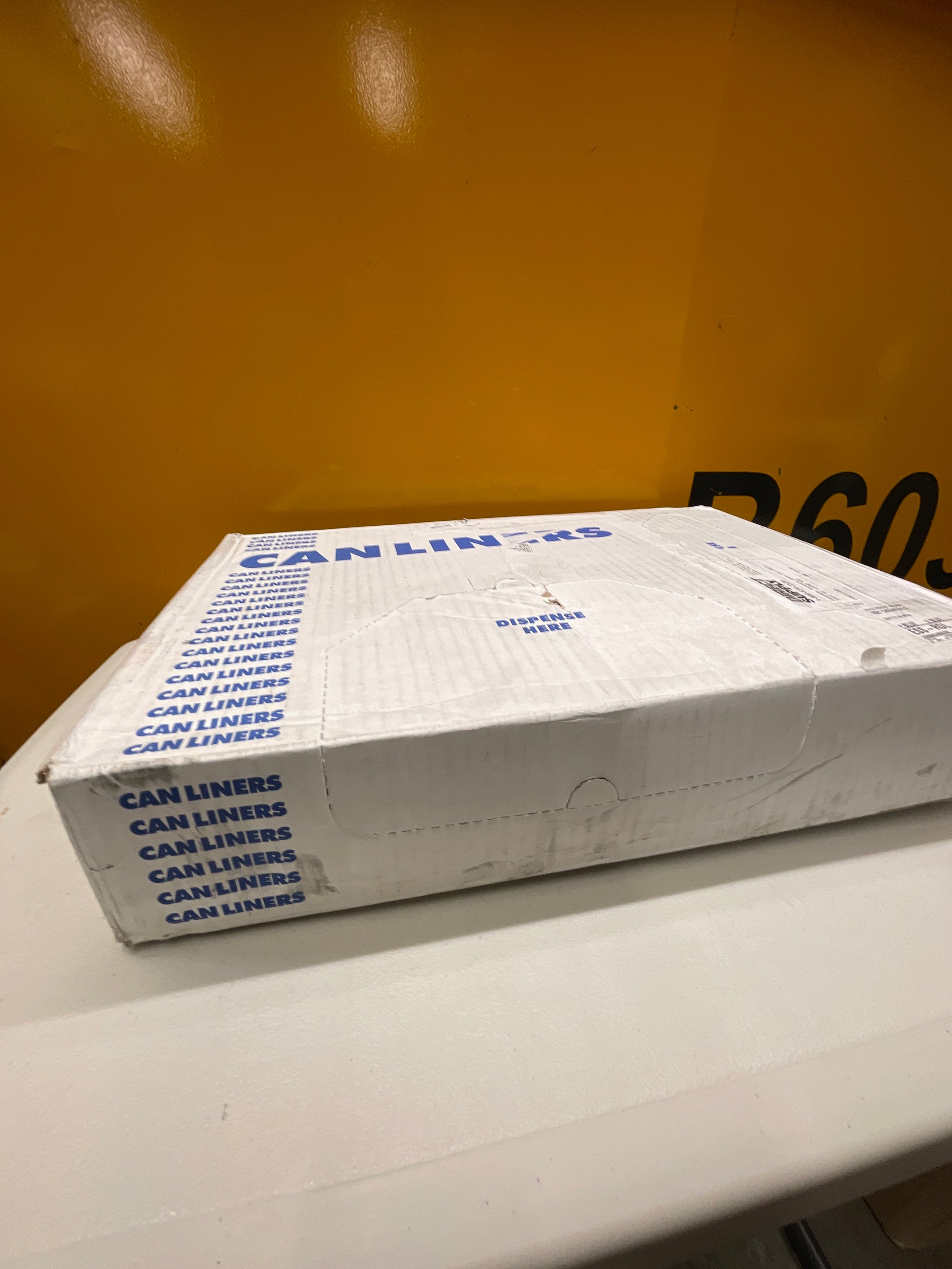 16 Gallon Black Garbage Bags, 24x32, 0.35 mil, 500 Bags (HERH4832RK) - Retail $40