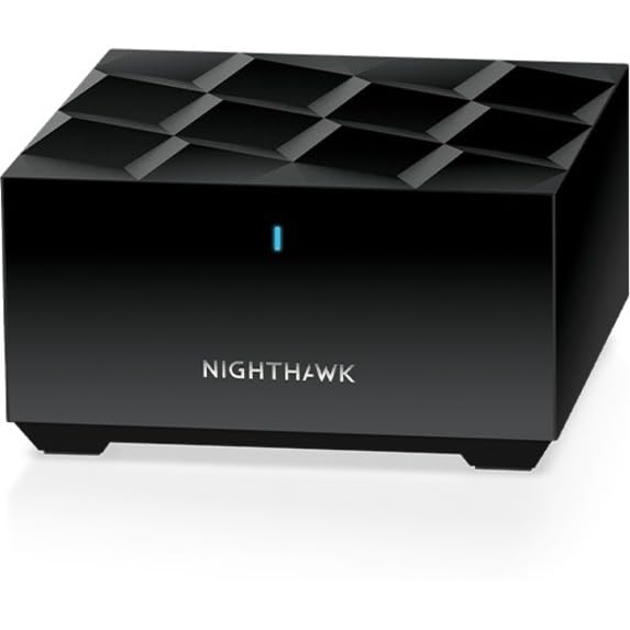 NEW - NETGEAR Nighthawk Advanced Whole Home Mesh WiFi 6 System (MK63S) AX1800 Router with 2 Satellite Extenders