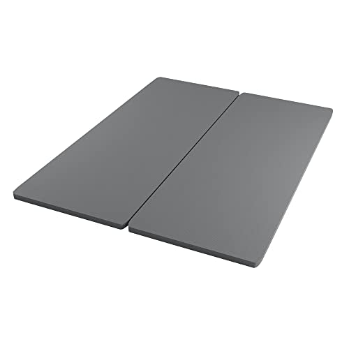 Zutan, 1.5-Inch Split Bunkie Board for Mattress/Bed, Fully Assembled, Improved Comfort and Support, King, Grey