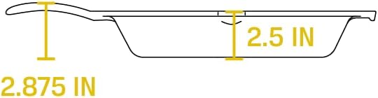 Lodge 15 Inch Cast Iron Pre-Seasoned Skillet â€“ Signature Teardrop Handle - Use in the Oven, on the Stove, on the Grill, or Over a Campfire, Black - Retail $49