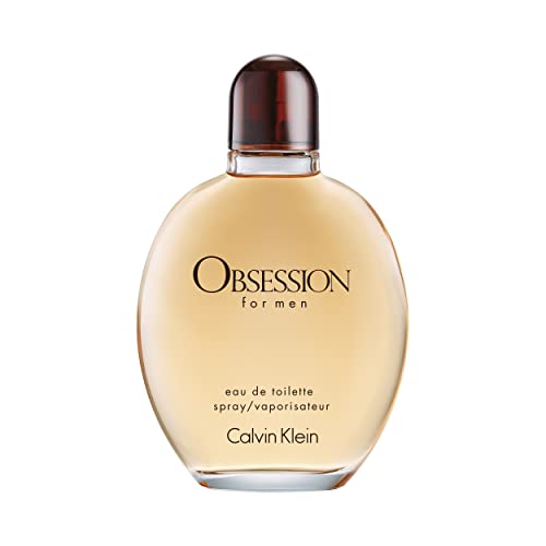 Calvin Klein Obsession for Men Eau de Toilette – Ambery Men's Cologne – With Notes of Bergamot, Mandarin, Lavender & Musk – Long Lasting Fragrance