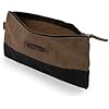 Barebones Neelum Zipper Pouch: Stylish Tool Bag & Travel Bag for Office Supplies, Makeup, and Chargers – Versatile Pencil Pouch with Durable Waxed Canvas and Water-Resistant Design (Small)