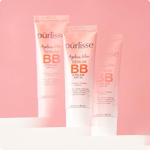 pūrlisse Ageless Glow Serum BB Cream SPF 40 - Light Medium (1.4 oz)