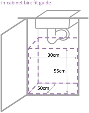NEW - simplehuman 35 Liter / 9.3 Gallon Dual Compartment Under Counter Kitchen Cabinet Pull-Out Recycling Bin and Trash Can, Chrome - Retail $79