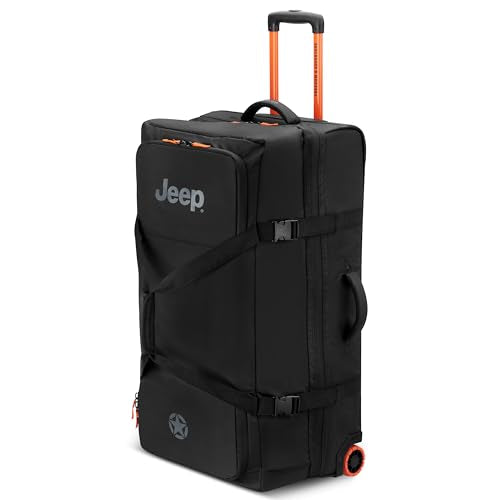 Jeep JS005A Two Wheel Rolling Travel Duffle Bag