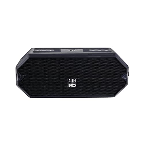 Altec Lansing - HydraBlast Wireless Portable Bluetooth Speaker, IP67 Waterproof for Parties, USB C Rechargeable Outdoor Speakers with Built in Phone Charger and LED Lights, 20 Hour Playtime