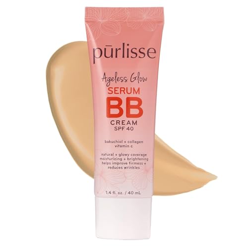 pūrlisse Ageless Glow Serum BB Cream SPF 40 - Light Medium (1.4 oz)