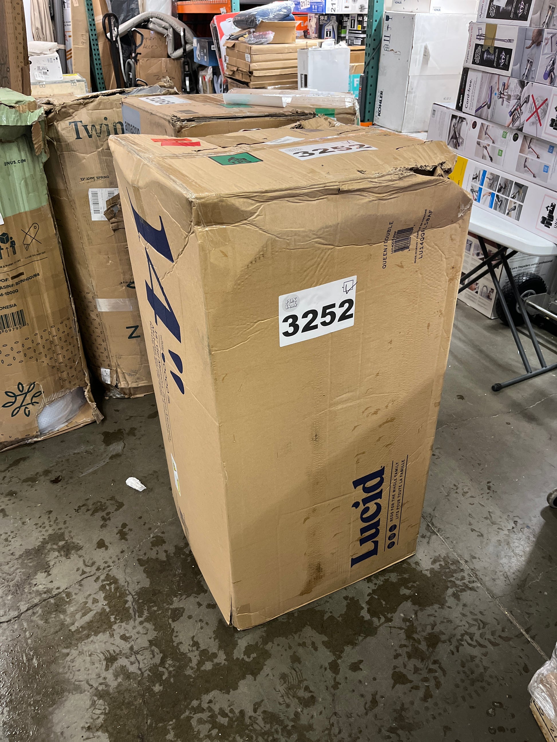 NEW - Lucid 14 Inch QUEEN Mattress, Plush Memory Foam, CertiPUR-US Certified - Retail $529