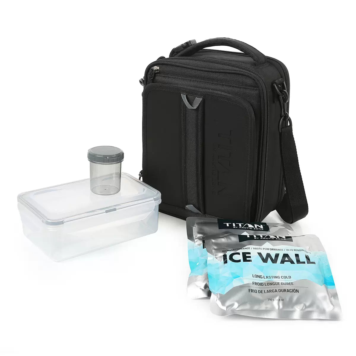 Titan Arctic Zone Fridge Cold, Crush Resistant Lunch Pack with 2 Ice Walls