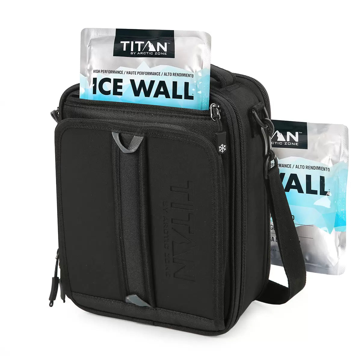Titan Arctic Zone Fridge Cold, Crush Resistant Lunch Pack with 2 Ice Walls
