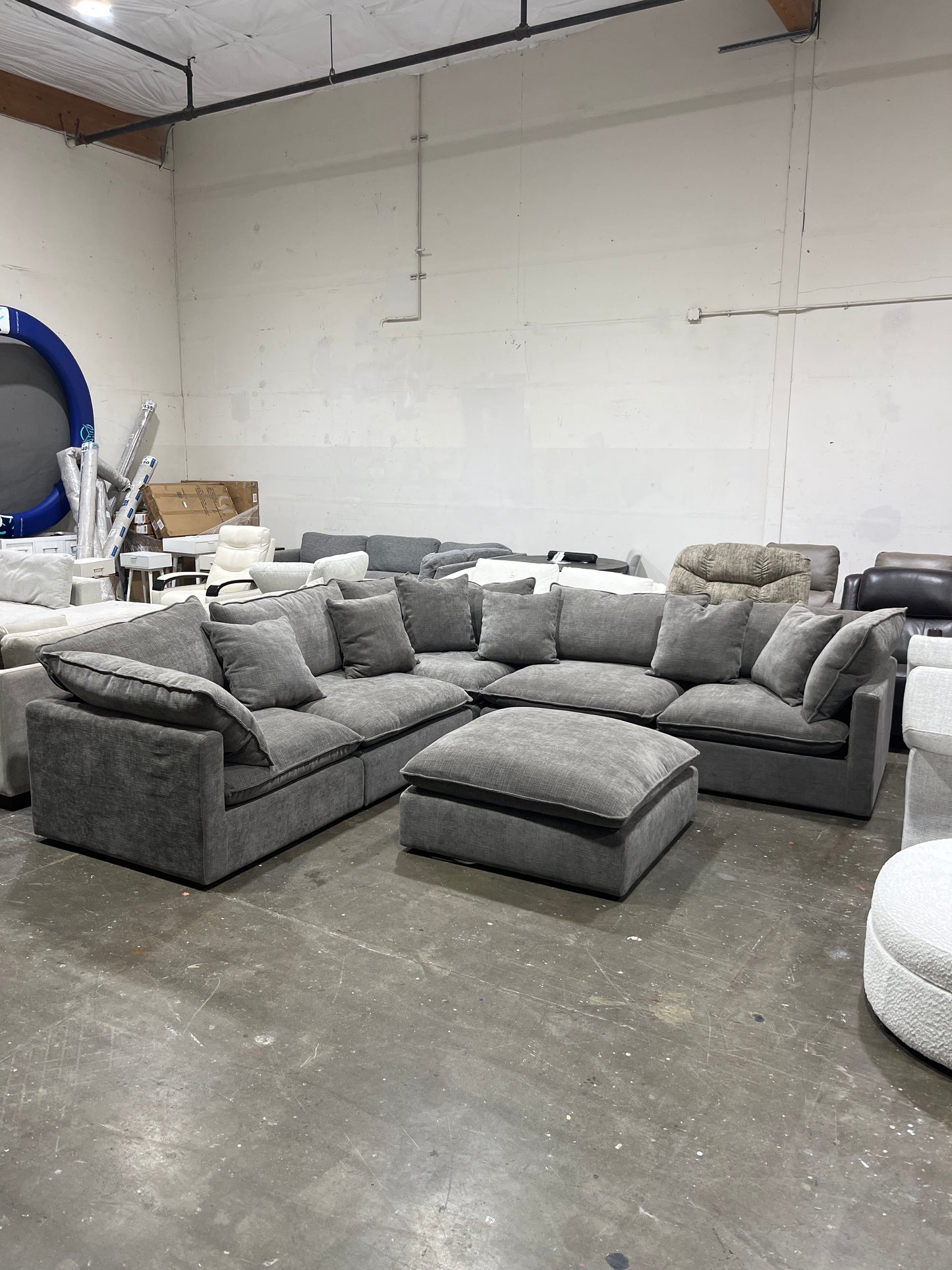 Mira 6-piece Fabric Modular Sectional