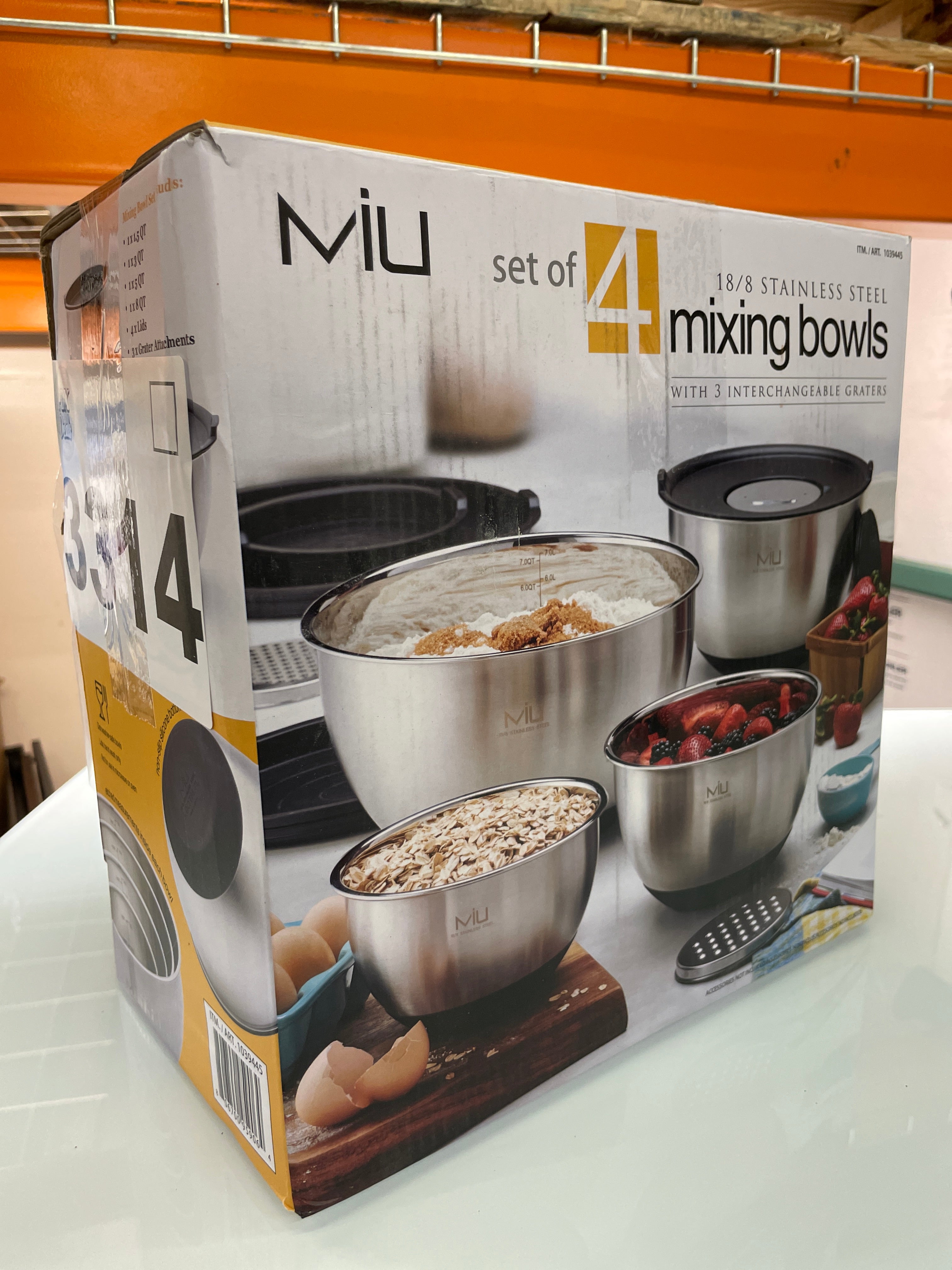 MIU Stainless Steel Mixing Bowl with Graters, Set of 8 – PDX Deals
