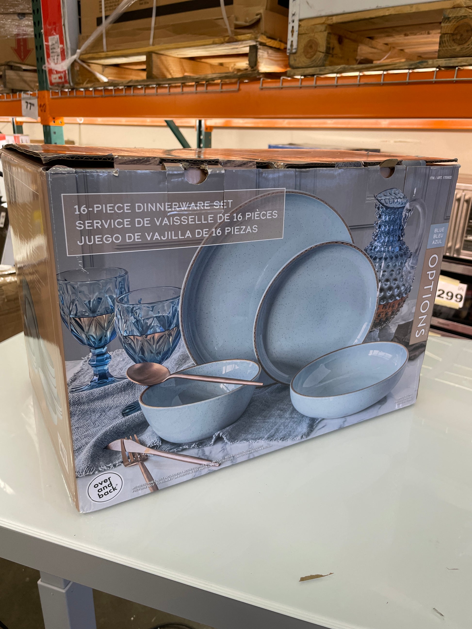 O+B OPTIONS 16PC DINNER - Retail $46