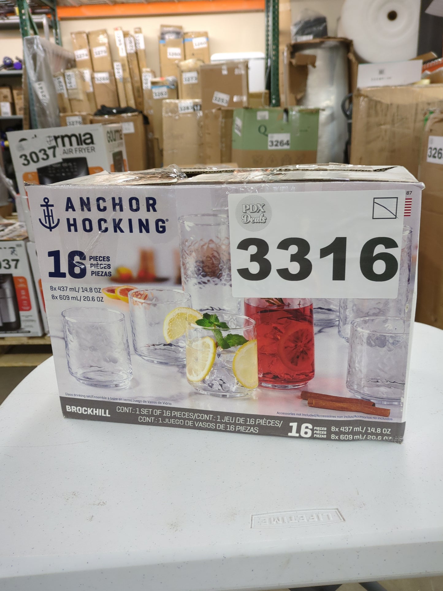 ANCHOR HOCKING BROCKHILL - Retail $25