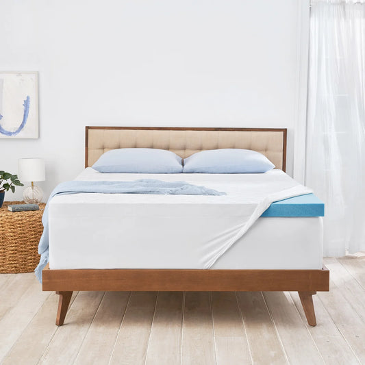 NEW - Novaform QUEEN ComfortLuxe 3 in Gel Memory Foam Mattress Topper - Retail $159