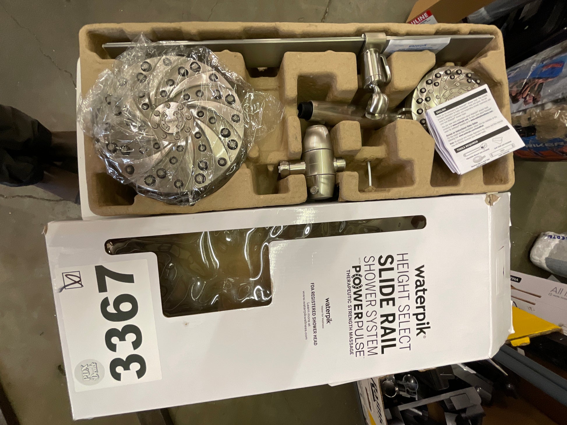 Costco - Waterpik Powerpulse Dual Showerhead with Slide Rail - Retail $109