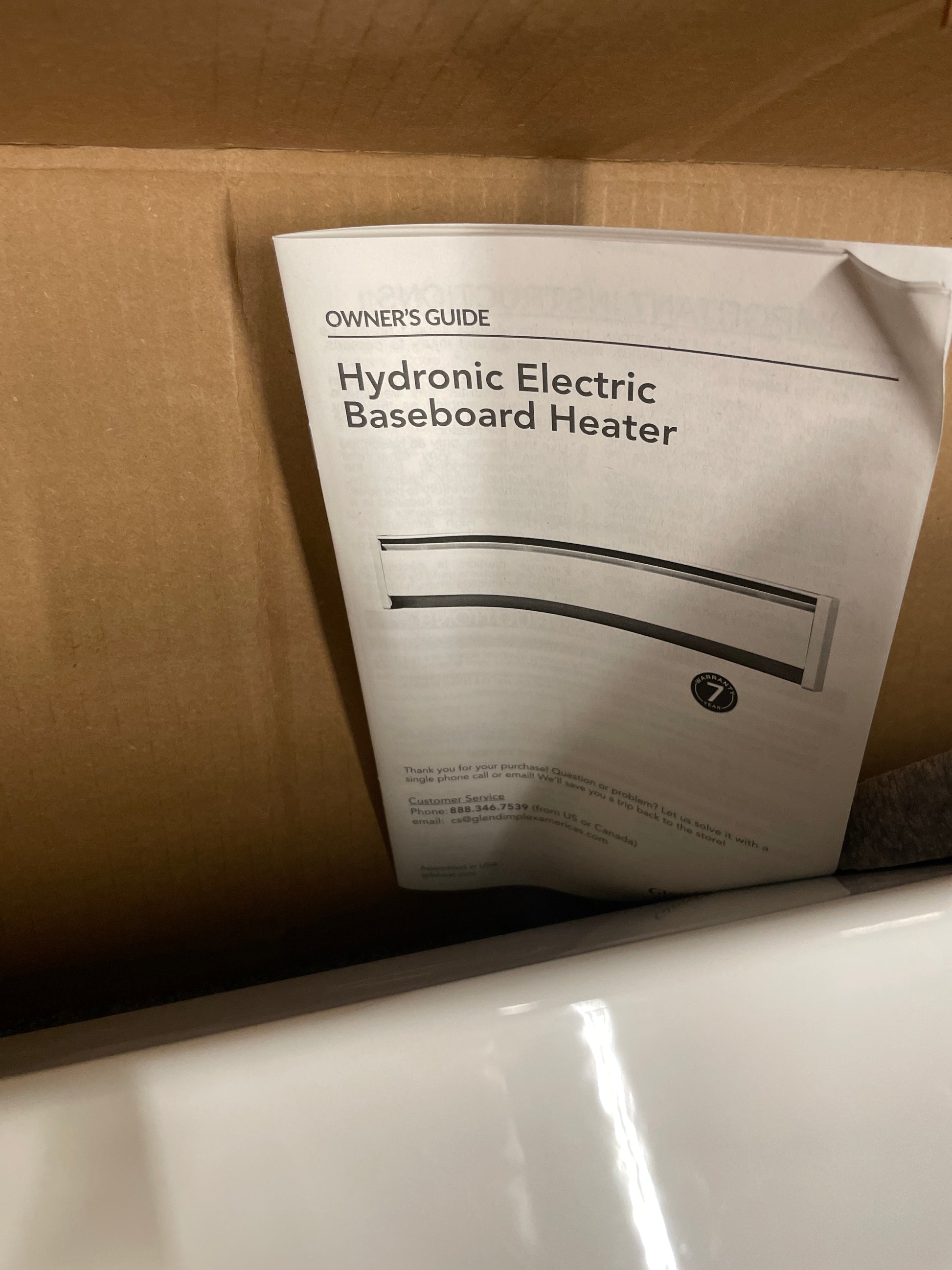 Cadet SoftHEAT 83" White 1500W Electric Baseboard Heater - 240V - Retail $299