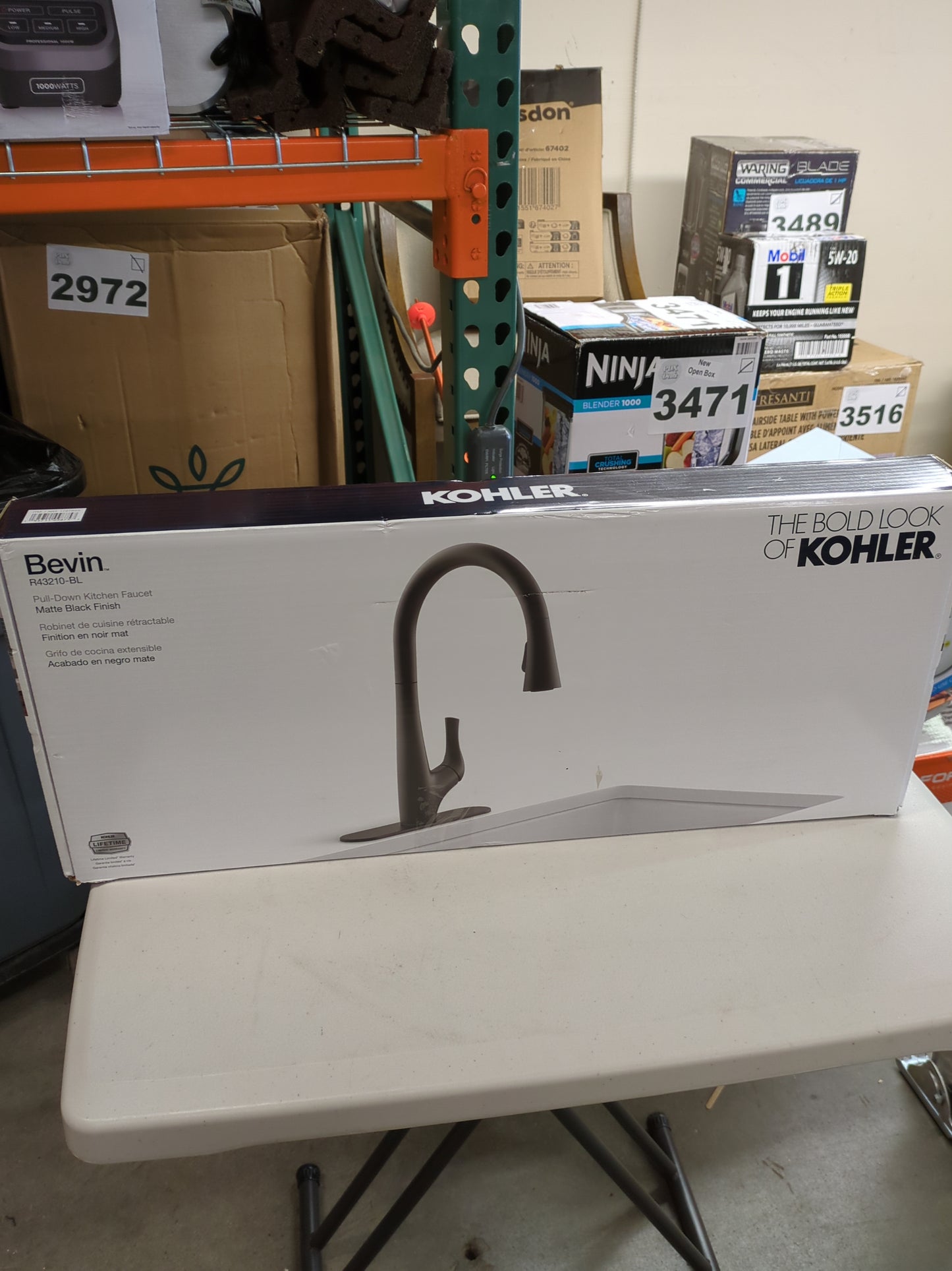 Kohler Bevin Pull-Down Kitchen Faucet - Retail $179