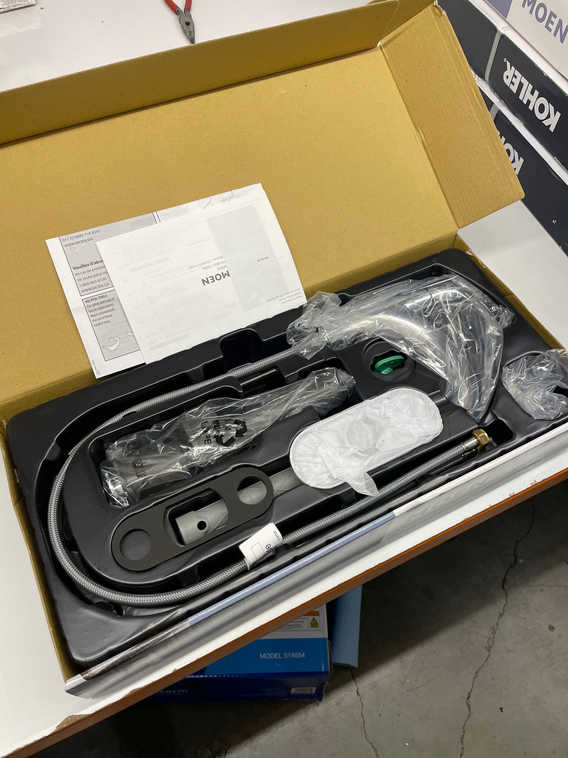 MOEN KARIS BATH FAUCET - Retail $59