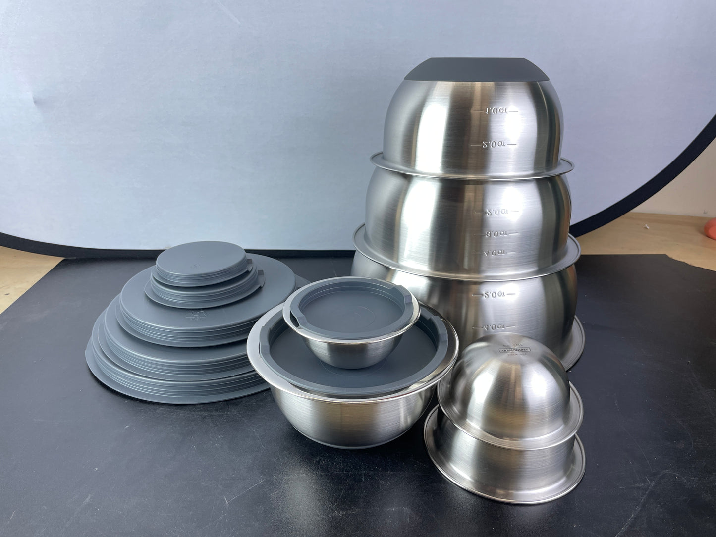 TRAMONTINA 14PC SS MIXING - Retail $37