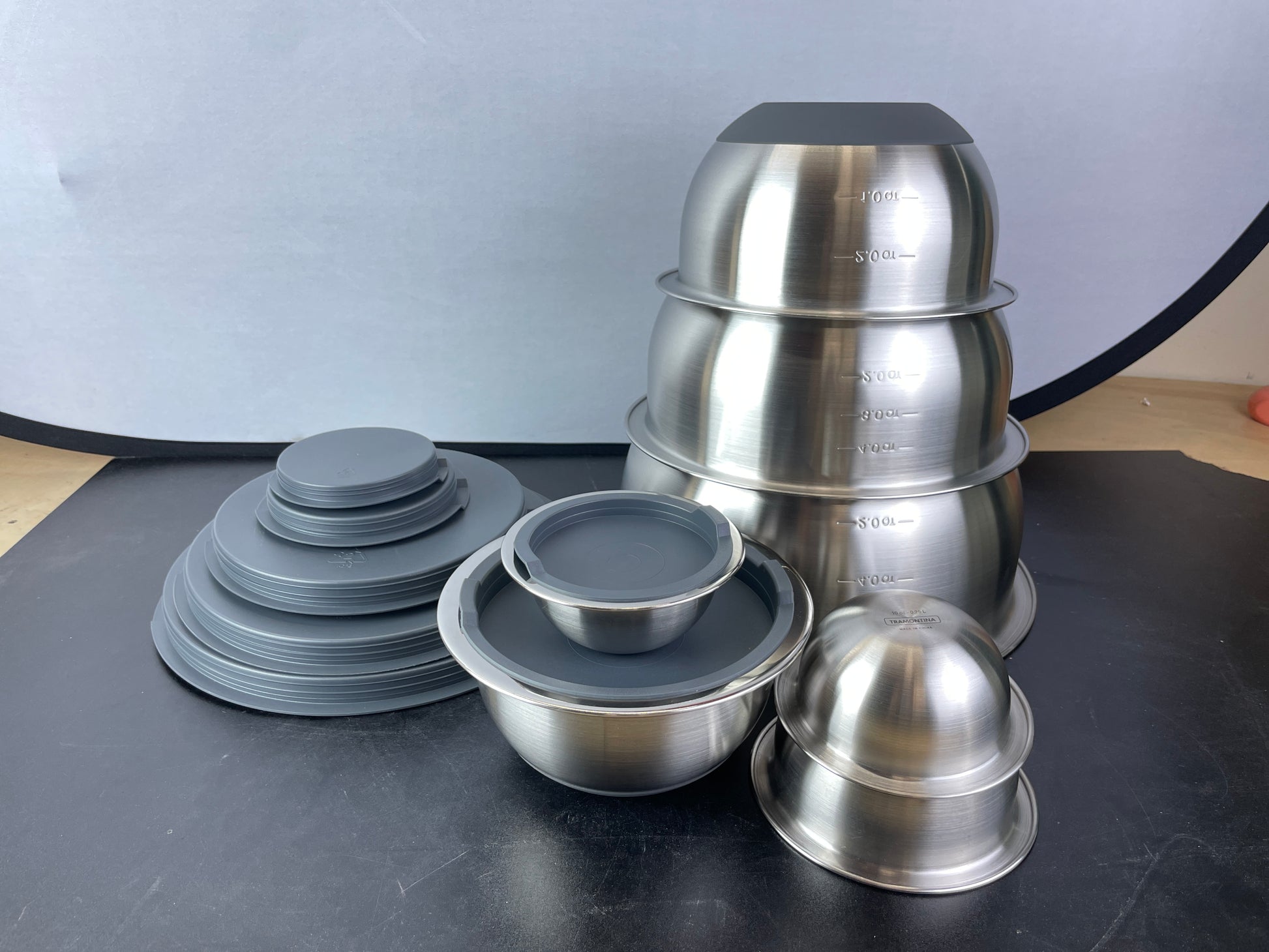 TRAMONTINA 14PC SS MIXING - Retail $37