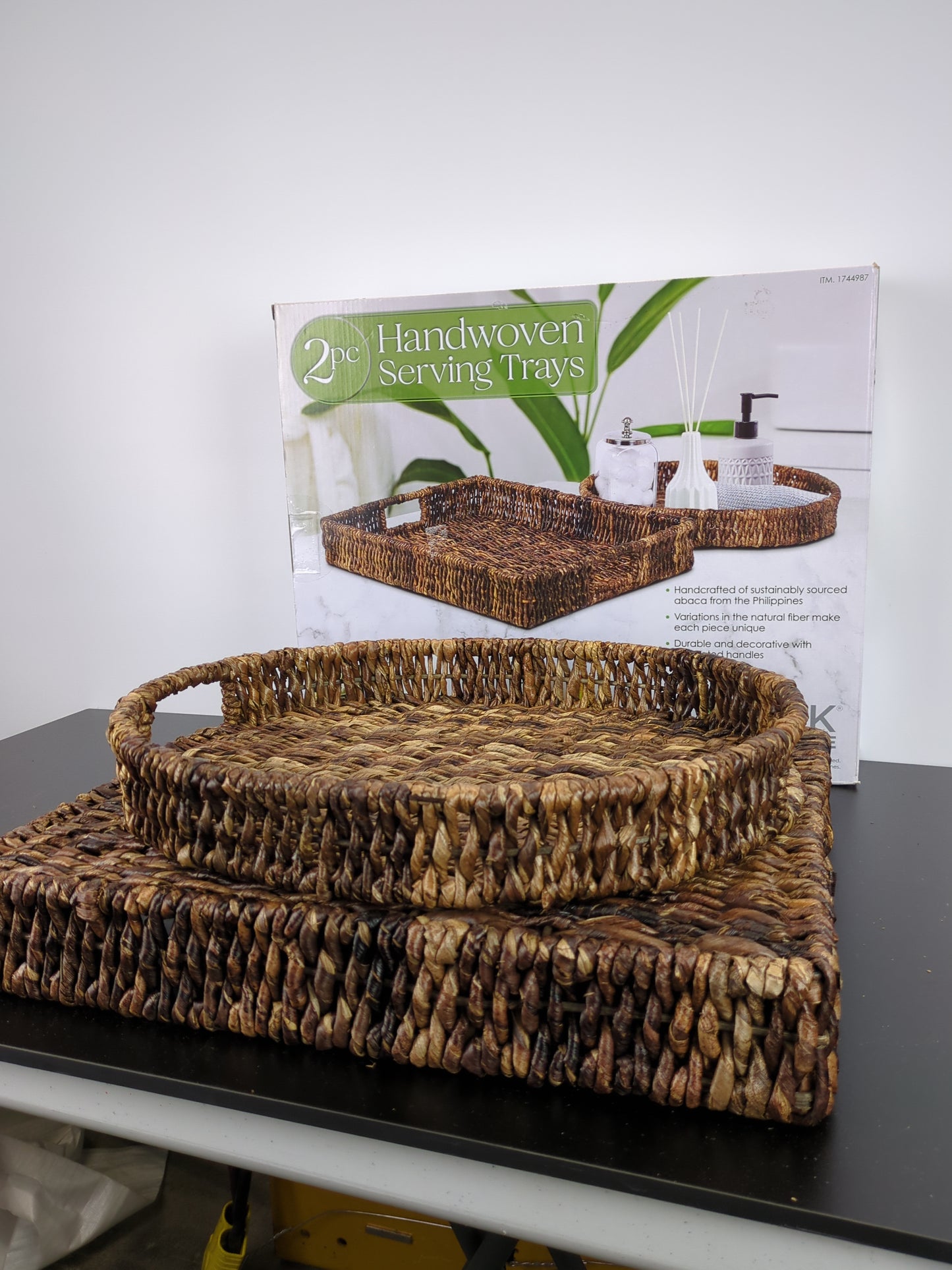 Birdrock Home Serving Trays, 2 Piece - Retail $25