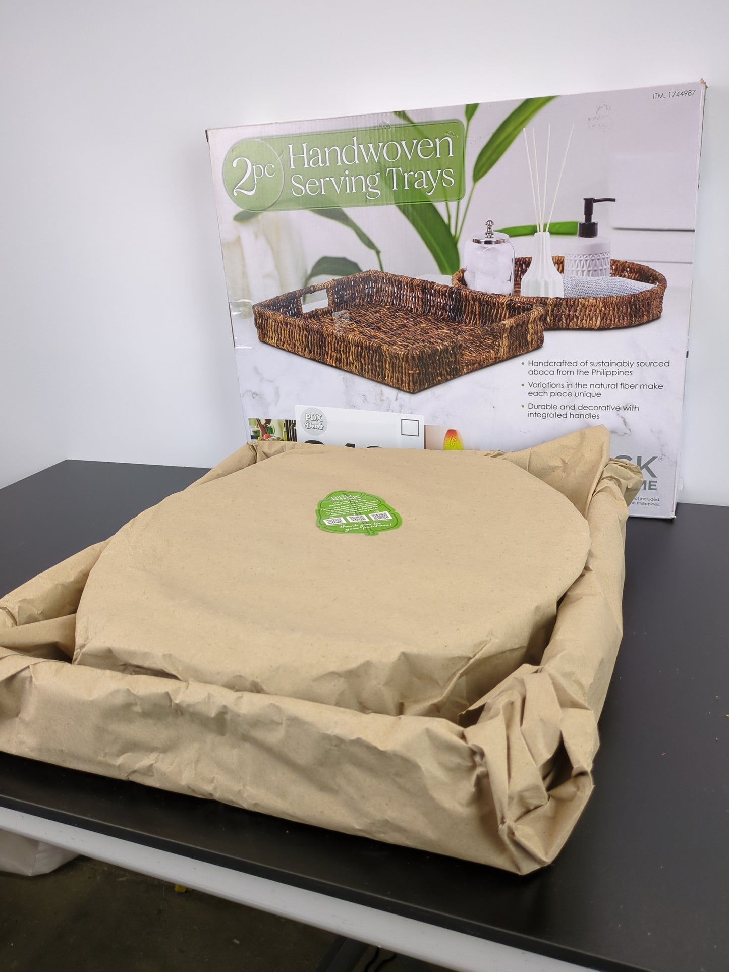 Birdrock Home Serving Trays, 2 Piece - Retail $25