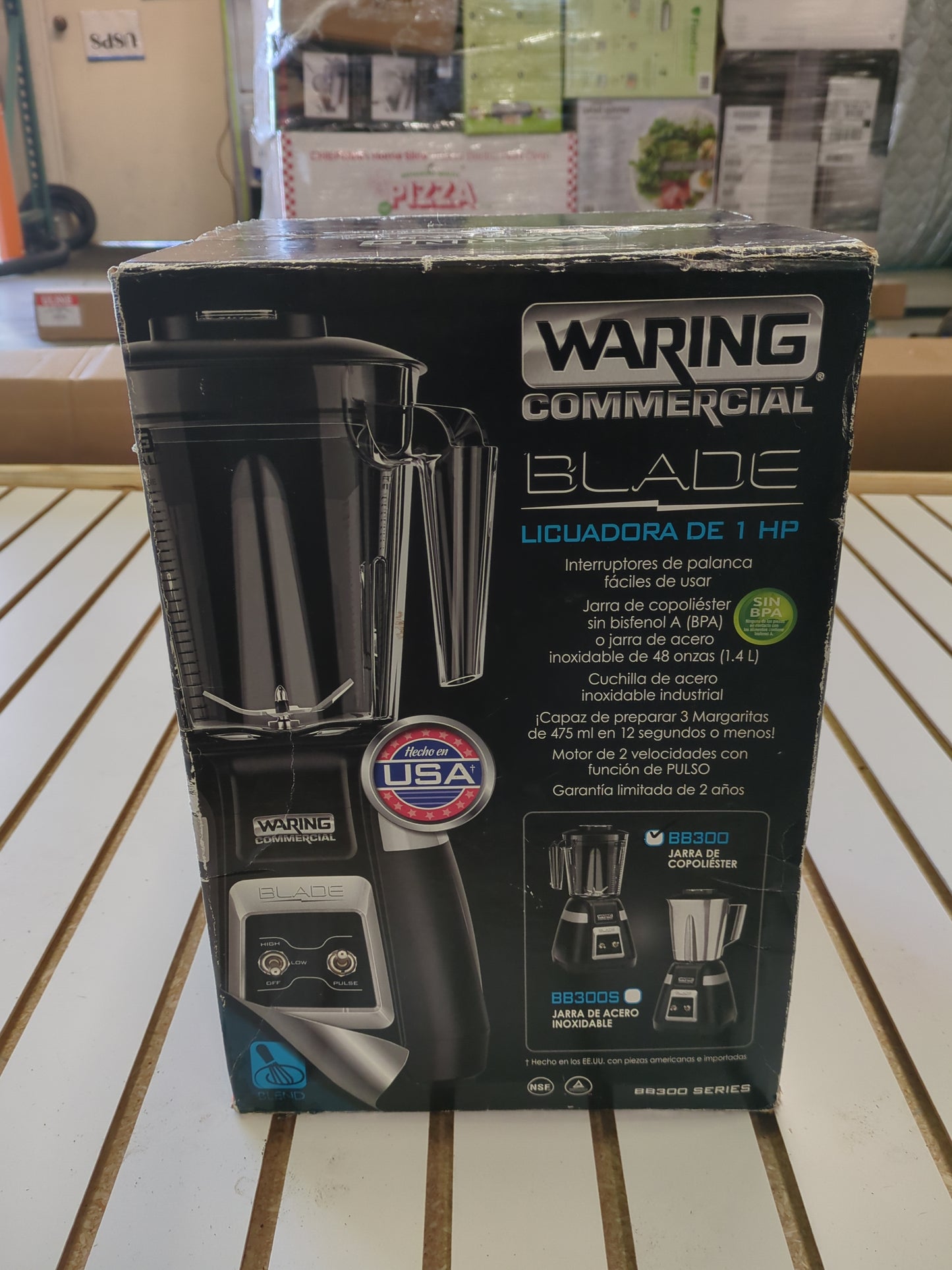 WARING BLADE 1HP BLENDER - Retail $159