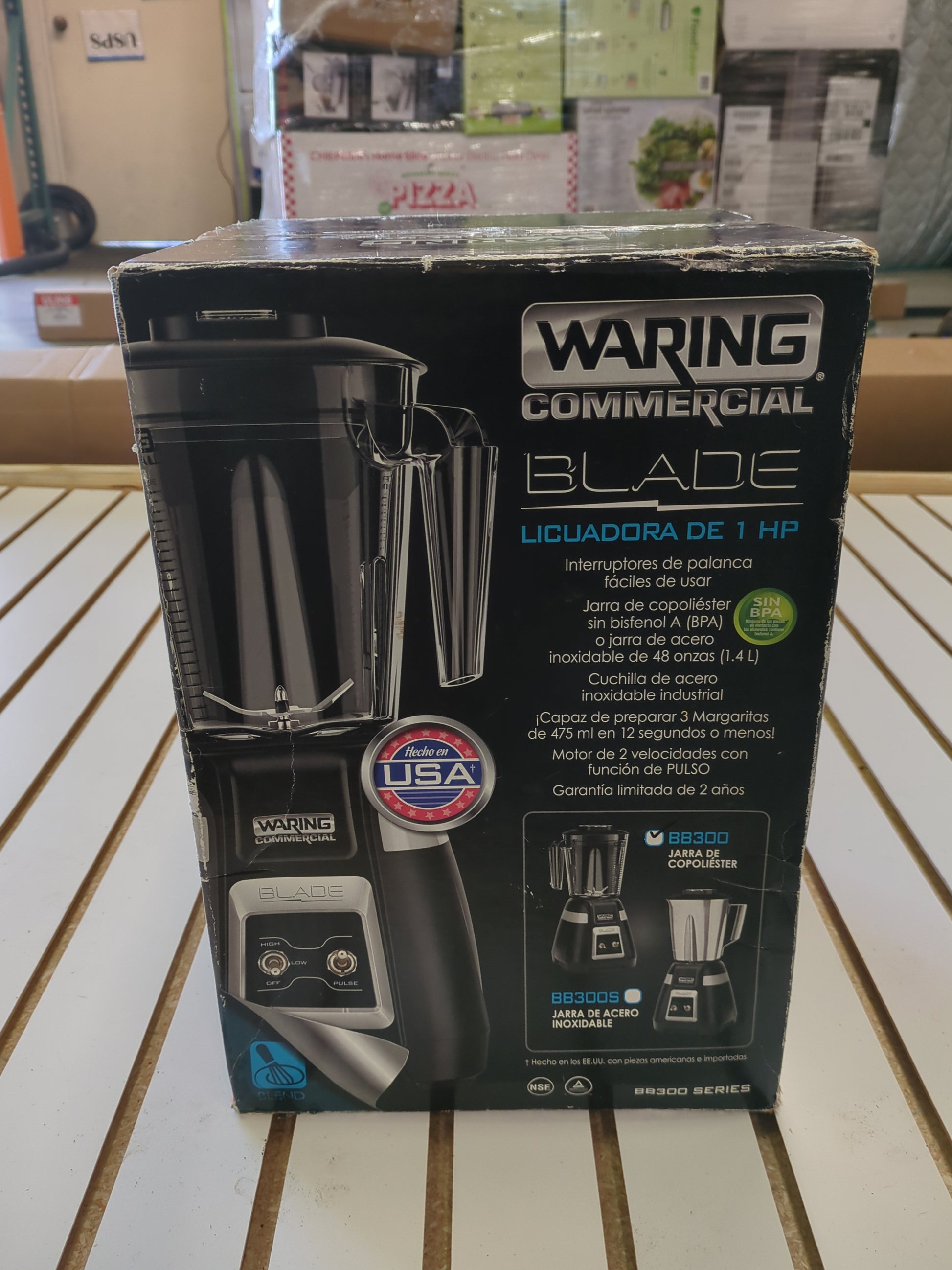 WARING BLADE 1HP BLENDER - Retail $159