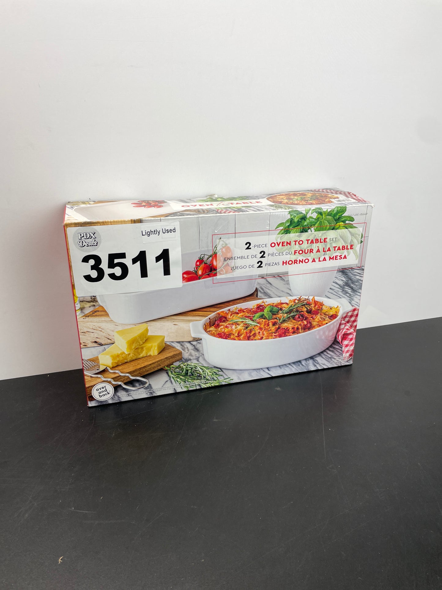 OVERANDBACK OVEN2TABLE - Retail $18