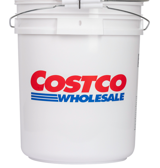 Costco Wholesale Bucket, 5 Gallon, White