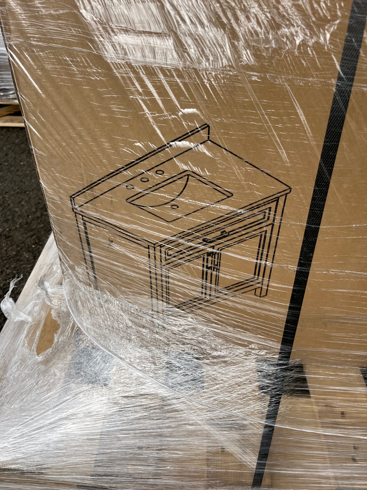 NEW - Ove Decors 36" Laney Vanity in White - Retail $560