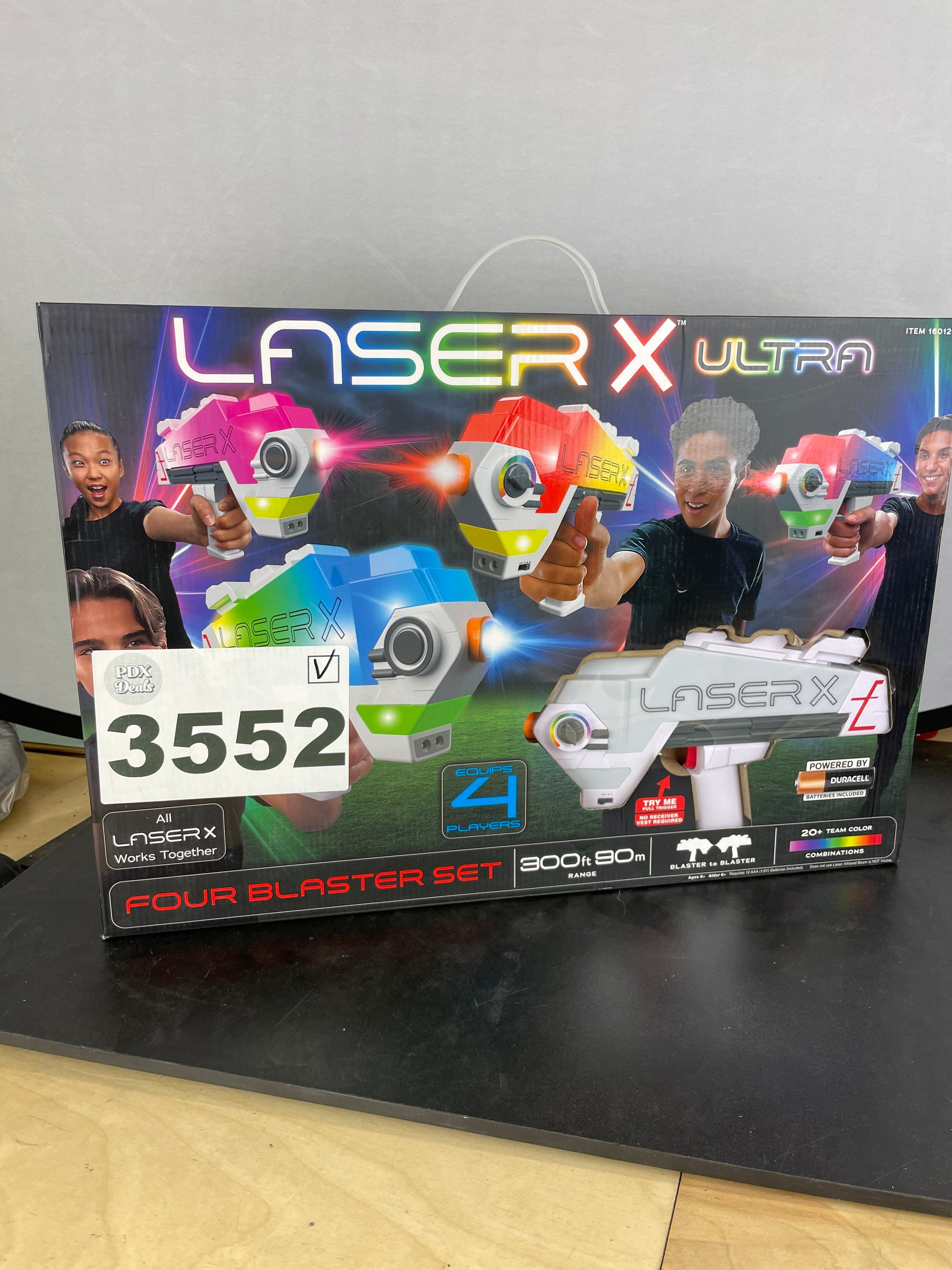 LASER X BLASTER 4 PLAYER - Retail $49