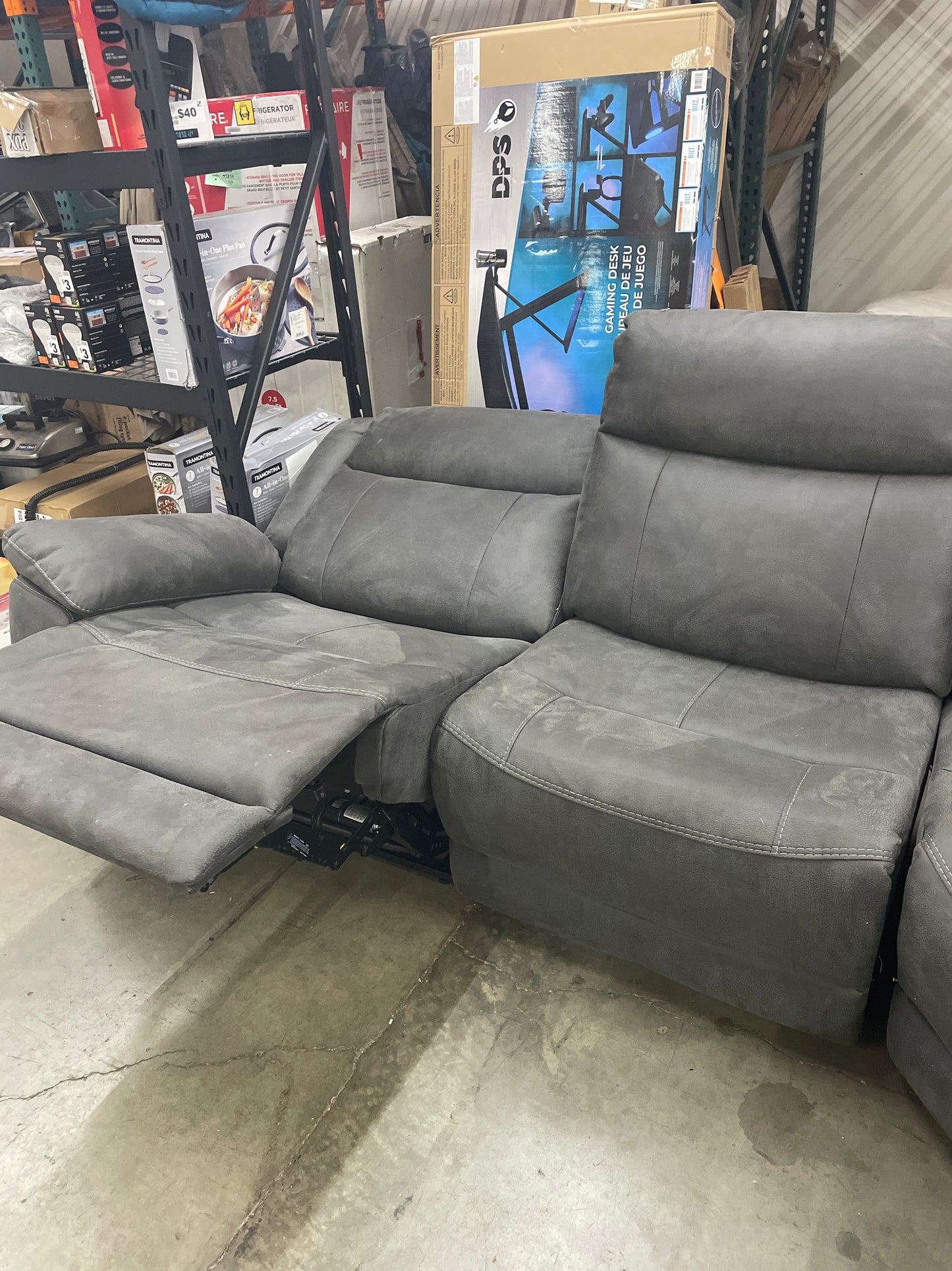 Zakary 4-piece Fabric Power Reclining Sectional With Power Headrests