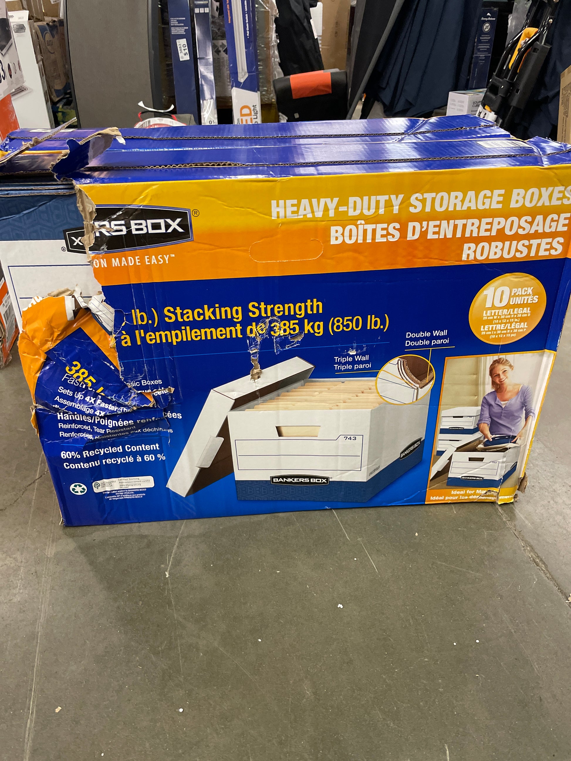 FELLOWES BANKER'S BOX P20 - Retail $24