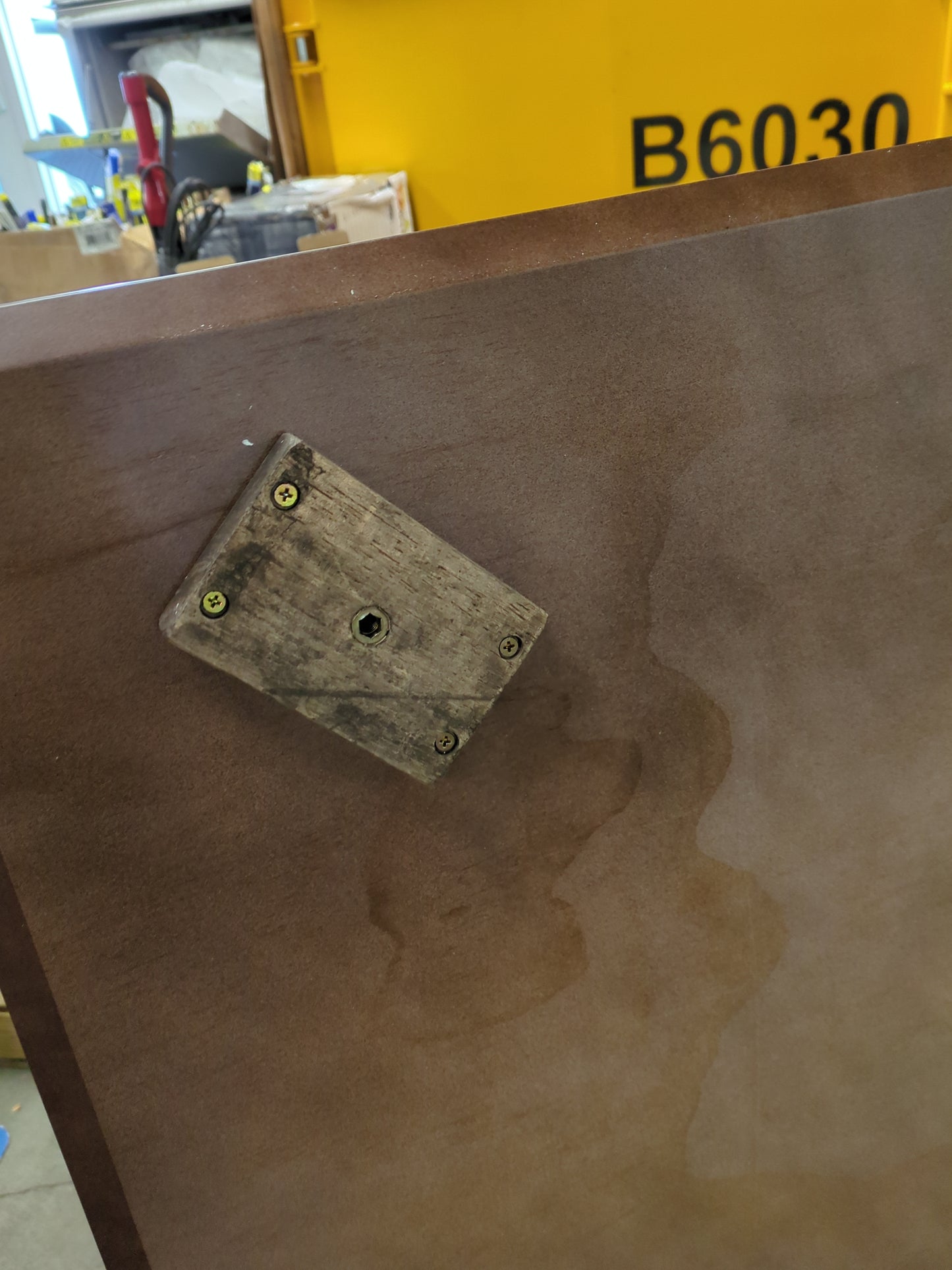 Christopher Knight Home Nissie Mid-Century Wood Dining Set with Fabric Chairs, 5-Pcs Set, Natural Walnut Finish / Light Beige - Retail $793