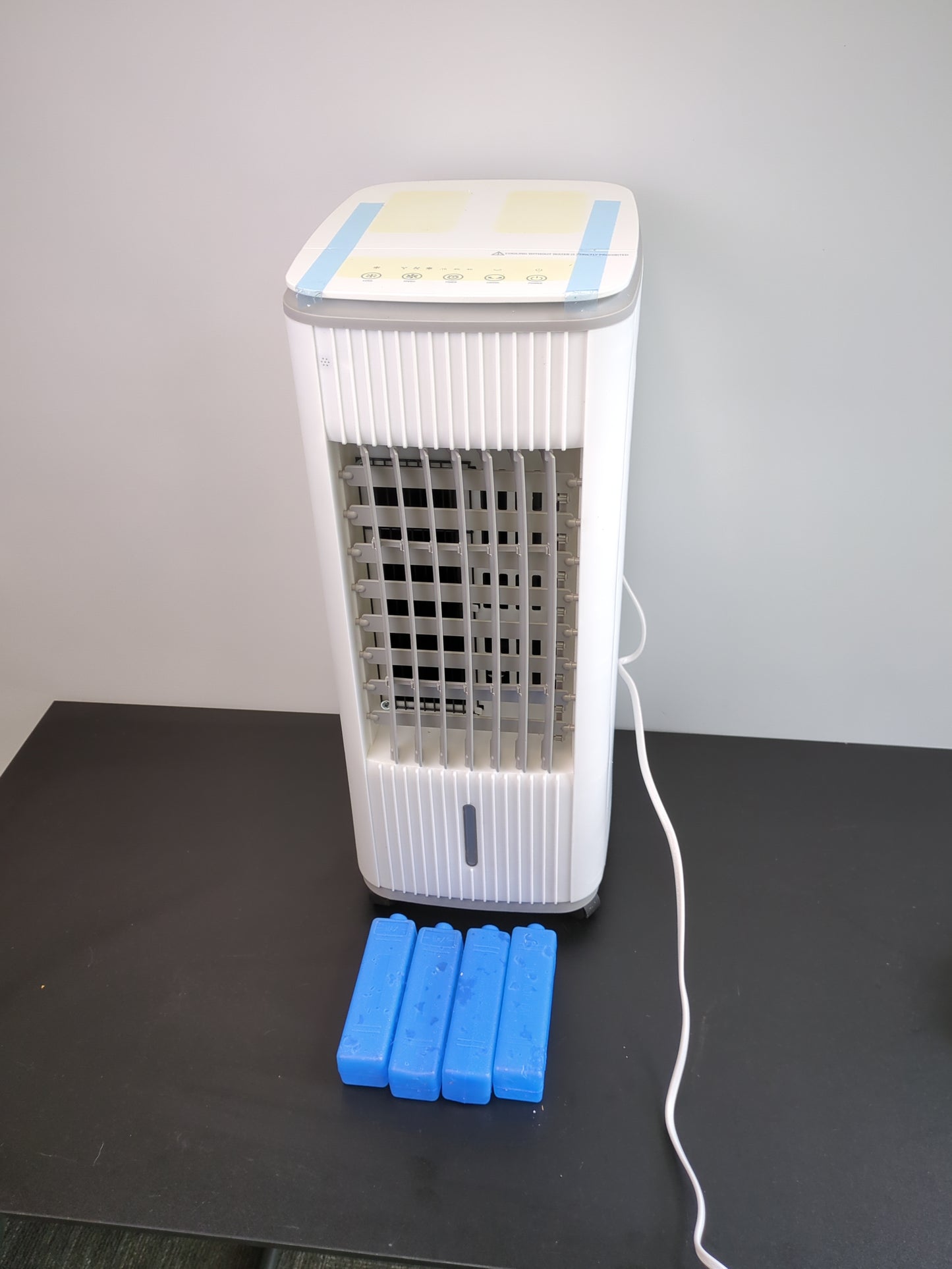 Evaporative Air Cooler, 3-IN-1 Windowless Portable Air Conditioner with Natural/Cooling/Humidifier & 3-Speed, 70Â° Oscillation & 7 Timer Remote Control, Swamp Cooler w/4 Ice Packs for Home & Kitchen - Retail $189