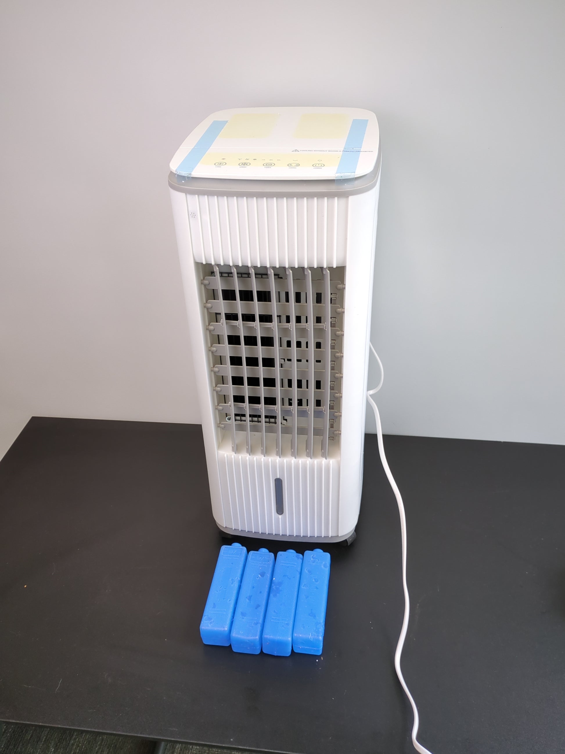 Evaporative Air Cooler, 3-IN-1 Windowless Portable Air Conditioner with Natural/Cooling/Humidifier & 3-Speed, 70Â° Oscillation & 7 Timer Remote Control, Swamp Cooler w/4 Ice Packs for Home & Kitchen - Retail $189