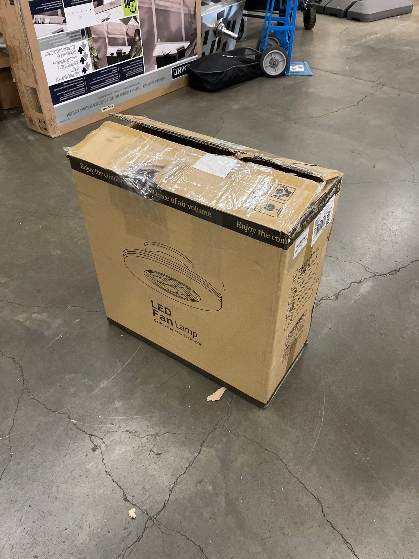 Mpayel Low Profile Ceiling Fan - Flush Mount Bladeless Ceiling Fan-20 Smart Bladeless Ceiling Fans with Light and Remote，Stepless Dimming LED for Bedroom, Kitchen(White)…… - Retail $99