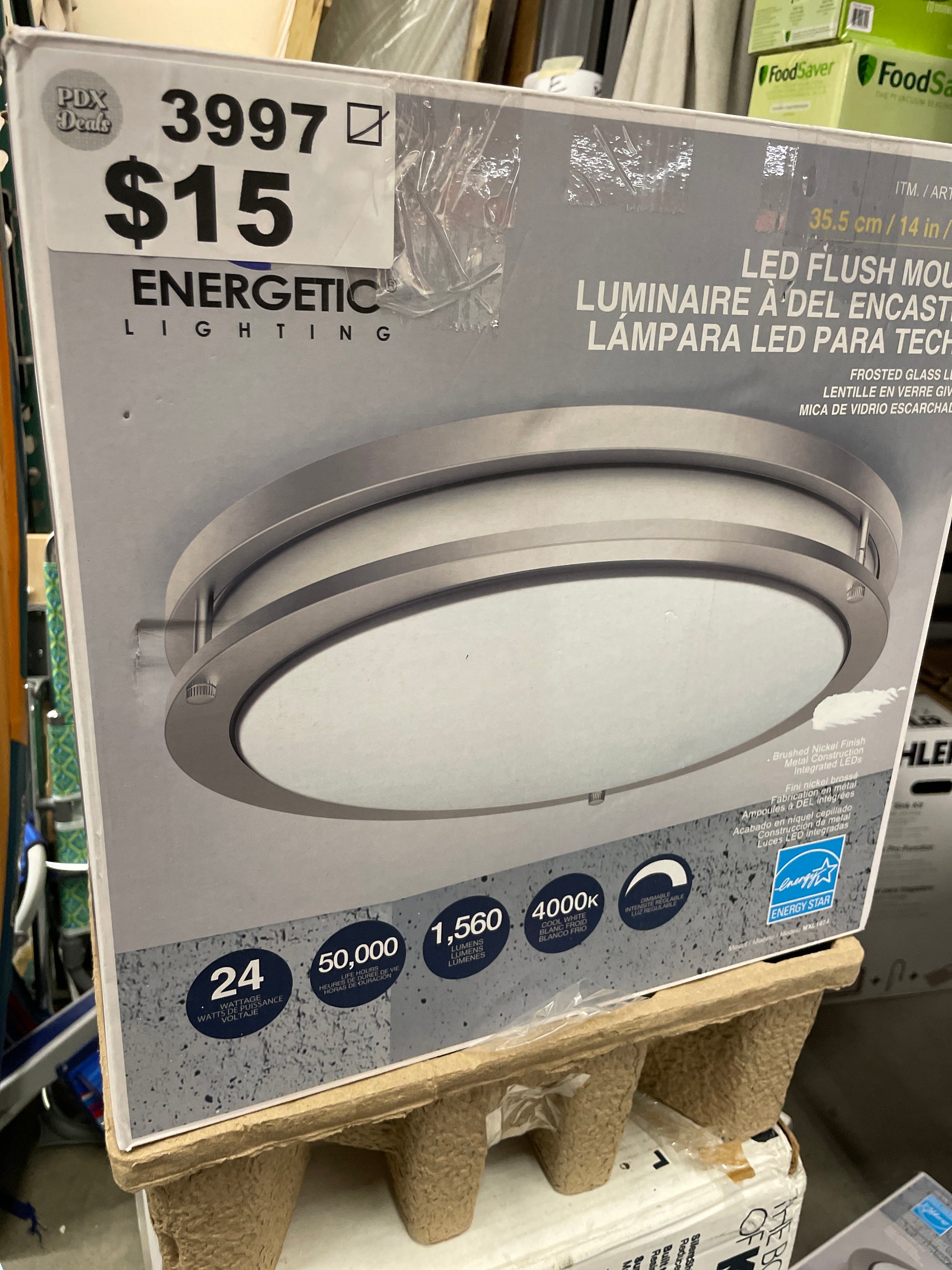 ENERGETIC LIGHTING 14" - Retail $26